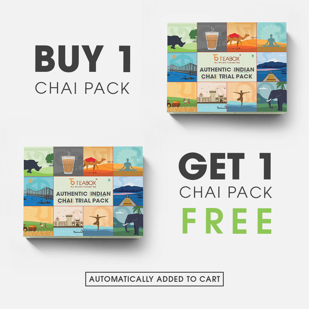 Authentic Indian Chai Trial Pack (Buy 10 Chais Get 10 Chais Free)