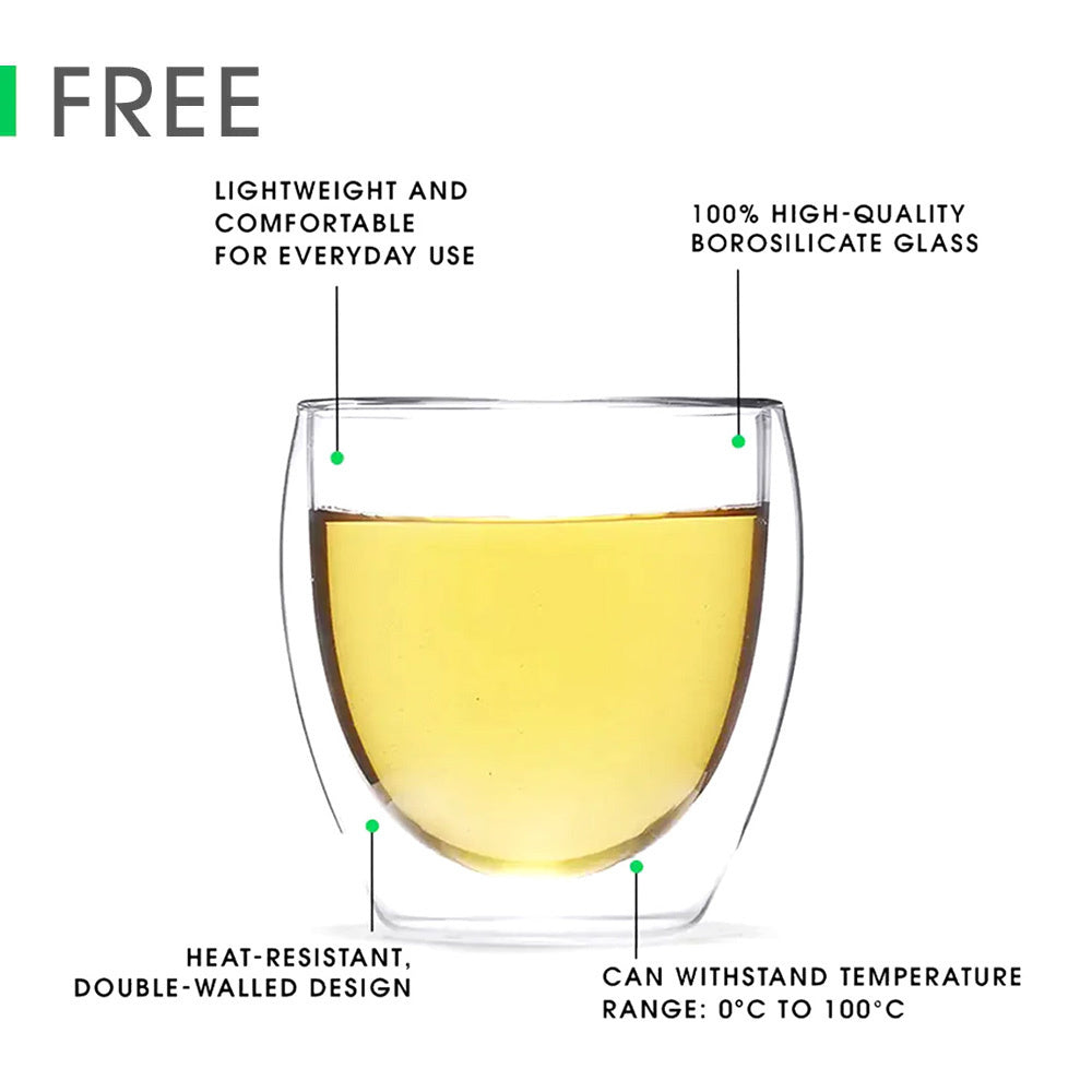 Wellness Trial Pack (Free Valencia Glass Teacup & Elegant Ball Infuser)