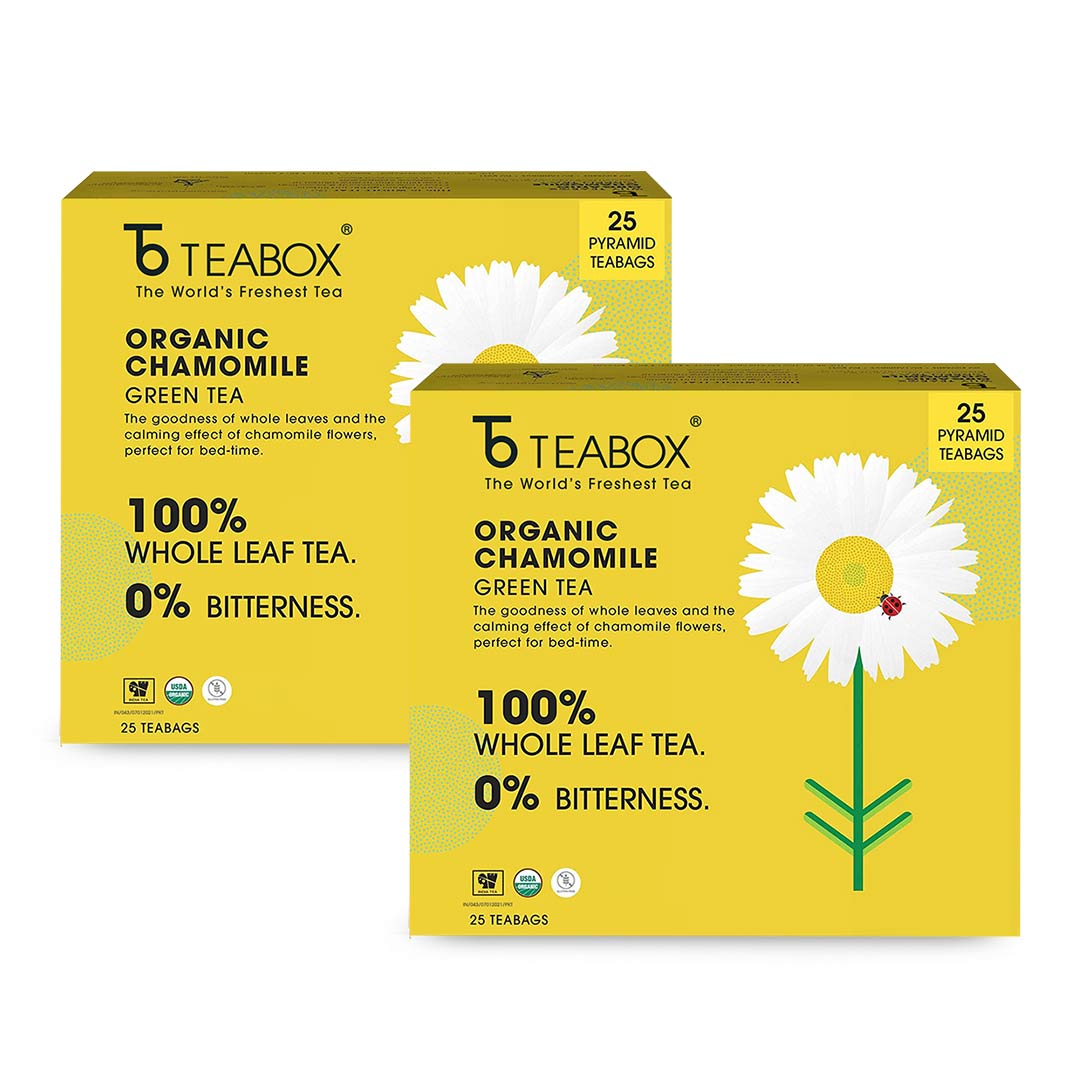 Buy Organic Chamomile Tea Bags Online | The Indian Chai – TheIndianChai