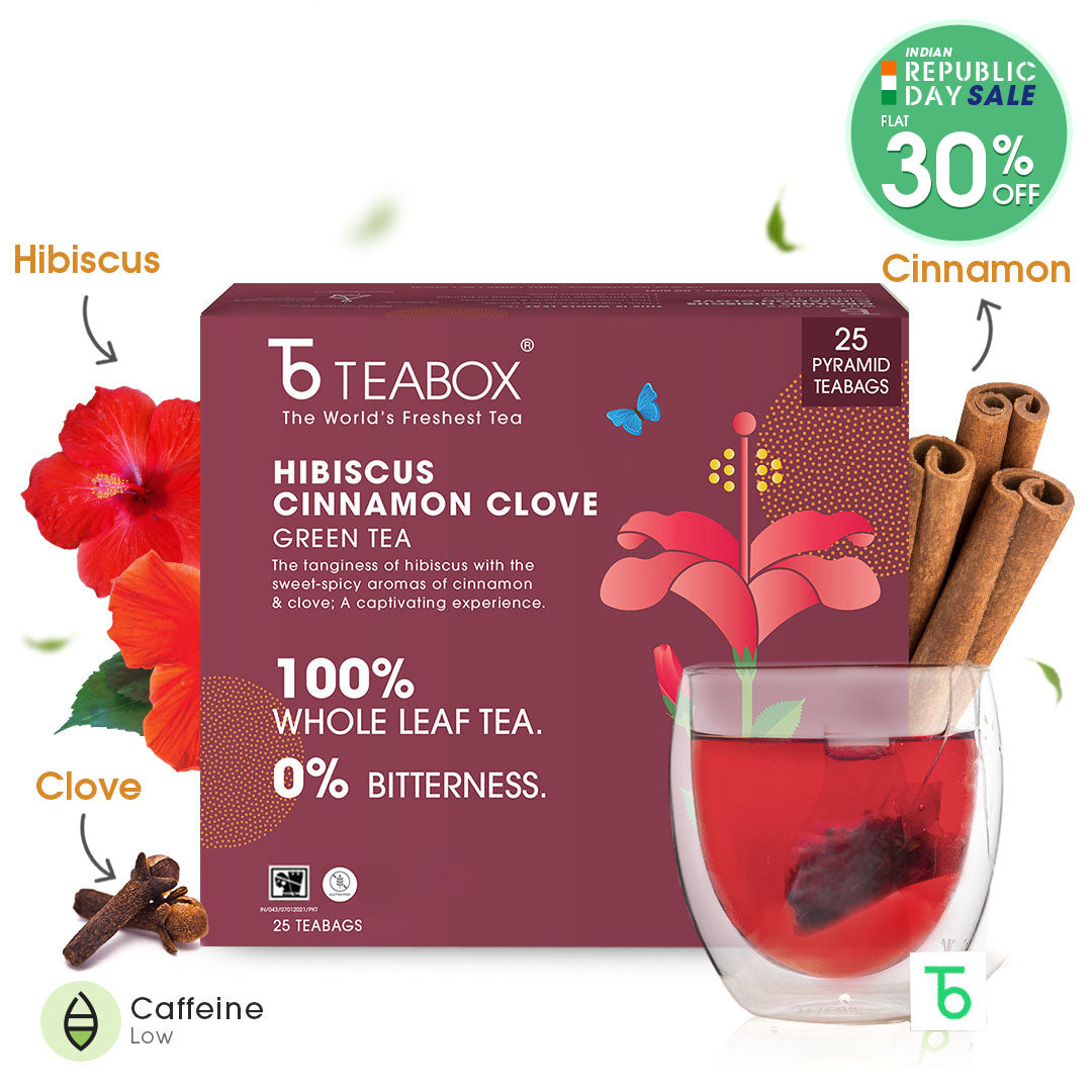 Hibiscus Cinnamon Clove Green (Teabags)