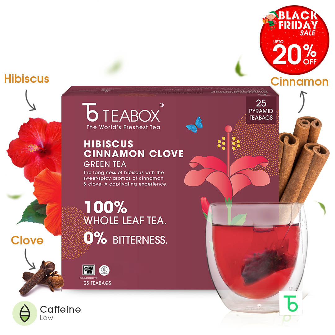 Hibiscus Cinnamon Clove Green (Teabags)