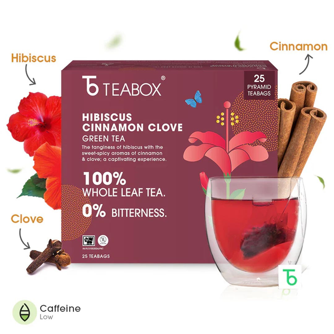 Hibiscus Cinnamon Clove Green (Teabags)