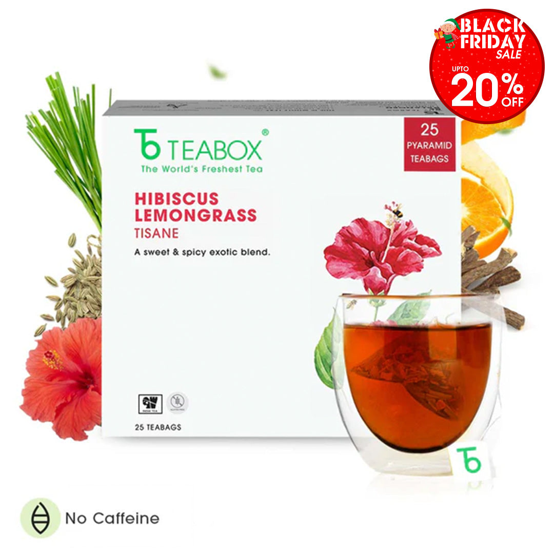 Hibiscus Lemongrass Tisane (Teabags)