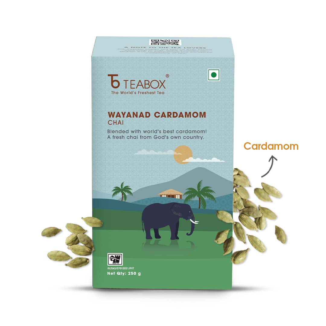 Buy Organic Chai Tea Online 2024 Harvest Teabox   WayanadCardamomMasalaChai CarouselImage 01 