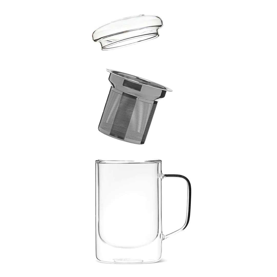 Seidel Glass Tea Mug with Infuser